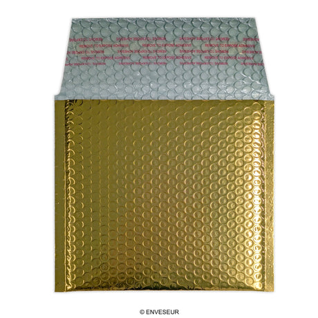 Gloss Metallic Bubble Bags
